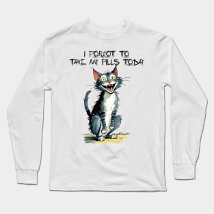 Cracy Cat Long Sleeve T-Shirt